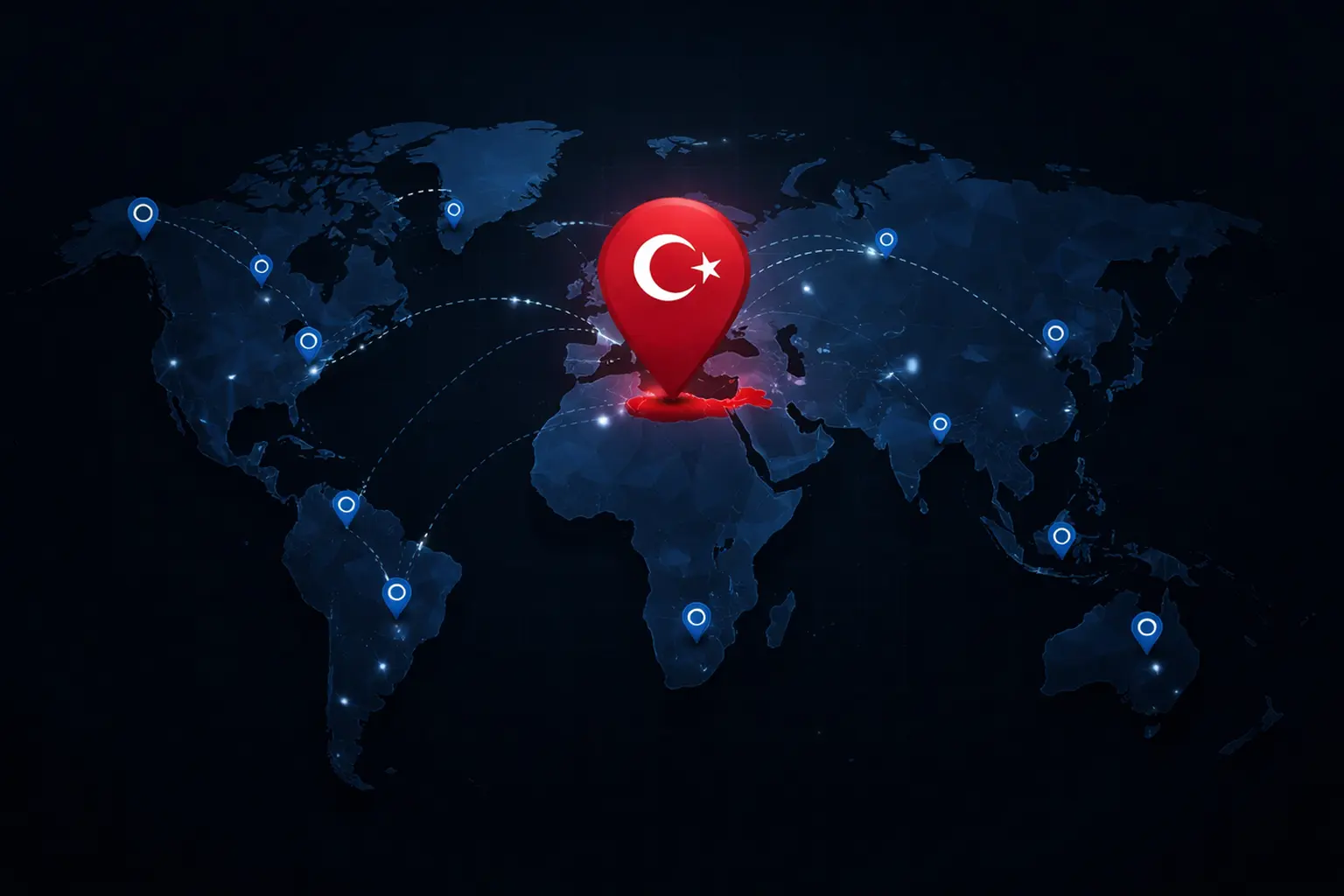 نقشه موقعیت و گستره فعالیت Farldo Marketing