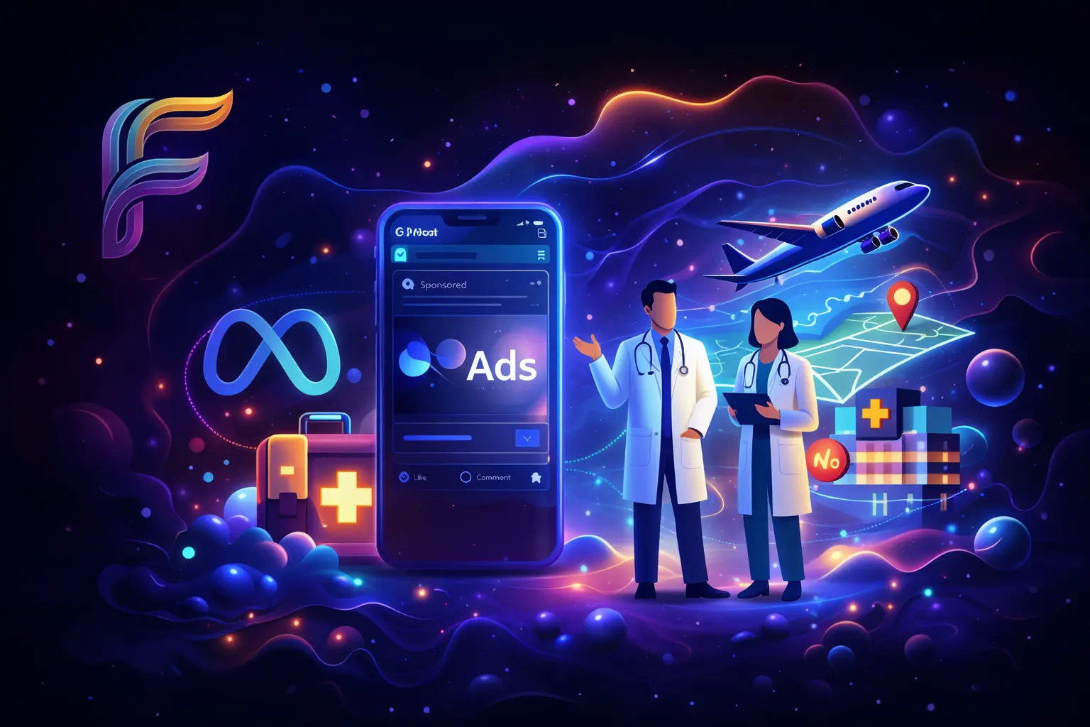 خدمات Meta Ads در توریسم سلامت برای جذب بیماران بین‌المللی